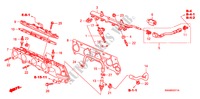 BRANDSTOF INSPUIT(2.4L) voor Honda CR-V RVSI         INDIA 5 deuren 6-versnellings handgeschakelde versnellingsbak 2007