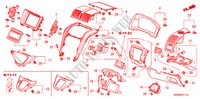 INSTRUMENTEN AFWERKING(BESTUURDERZIJKANT)(RH) voor Honda CR-V RVSI 5 deuren 5-traps automatische versnellingsbak 2010