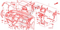 INSTRUMENTEN PANEEL(LH) voor Honda CR-V 4WD 5 deuren 6-versnellings handgeschakelde versnellingsbak 2010
