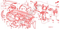 INSTRUMENTEN PANEEL(RH) voor Honda CR-V RVSI 5 deuren 5-traps automatische versnellingsbak 2008