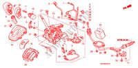 KEUZEHENDEL(RH) voor Honda CR-V RVSI 5 deuren 5-traps automatische versnellingsbak 2009