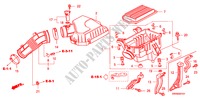 LUCHTFILTER(2.4L) voor Honda CR-V 4WD 5 deuren 5-traps automatische versnellingsbak 2009