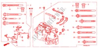MOTOR BEDRADINGSBUNDEL(2.4L) voor Honda CR-V RVSI 5 deuren 5-traps automatische versnellingsbak 2007