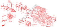 MOTOR BEVESTIGING BEUGEL(2.4L) voor Honda CR-V RVSI 5 deuren 5-traps automatische versnellingsbak 2007