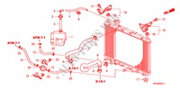 RADIATOR SLANG/RESERVETANK(2.4L) voor Honda CR-V BASE 5 deuren 5-traps automatische versnellingsbak 2008