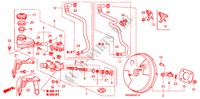REM HOOFDCILINDER/HOOFDSPANNING(RH) voor Honda CR-V RVSI 5 deuren 5-traps automatische versnellingsbak 2010