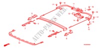 SCHUIFDAK KOMPONENTEN voor Honda CR-V 4WD 5 deuren 5-traps automatische versnellingsbak 2010
