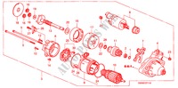 STARTMOTOR(DENSO)(2.4L) voor Honda CR-V RVSI 5 deuren 5-traps automatische versnellingsbak 2007