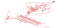 ACHTER WISSER voor Honda ODYSSEY EXI 5 deuren 4-traps automatische versnellingsbak 1998