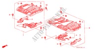 A. ZITTING KOMPONENTEN (SPANNING) voor Honda ACURA 3.5RL 3.5RL 4 deuren 4-traps automatische versnellingsbak 1998