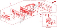 AIRCONDITIONER REGELAAR(RH) voor Honda LEGEND LEGEND 4 deuren 4-traps automatische versnellingsbak 1998