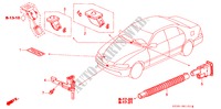 AIRCONDITIONER(SENSOR) voor Honda LEGEND LEGEND 4 deuren 4-traps automatische versnellingsbak 1998