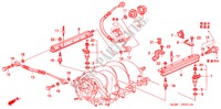 BRANDSTOF INSPUIT(RH) voor Honda LEGEND LEGEND 4 deuren 4-traps automatische versnellingsbak 2003