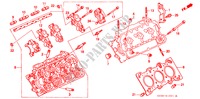 CILINDERKOP(R.) voor Honda ACURA 3.5RL 3.5RL 4 deuren 4-traps automatische versnellingsbak 1997