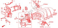GAS HUIS voor Honda LEGEND LEGEND 4 deuren 4-traps automatische versnellingsbak 1996