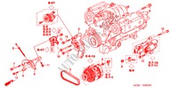 GENERATOR BEUGEL voor Honda ACURA 3.5RL 3.5RL 4 deuren 4-traps automatische versnellingsbak 1997