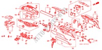INSTRUMENTEN AFWERKING(LH) voor Honda LEGEND LEGEND 4 deuren 4-traps automatische versnellingsbak 1997