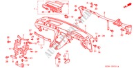 INSTRUMENTEN PANEEL(RH) voor Honda ACURA 3.5RL 3.5RL 4 deuren 4-traps automatische versnellingsbak 1997