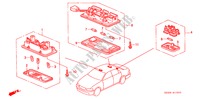 INTERIEUR VERLICHTING voor Honda LEGEND LEGEND         EXI 4 deuren 4-traps automatische versnellingsbak 2001