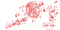 KOPPEL CONVERTER HUIS(RH) voor Honda ACURA 3.5RL 3.5RL 4 deuren 4-traps automatische versnellingsbak 1998