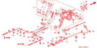 PARKEERREM(RH) voor Honda ACURA 3.5RL 3.5RL 4 deuren 4-traps automatische versnellingsbak 1997