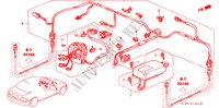 SRS EENHEID(LH)( '98) voor Honda LEGEND LEGEND 4 deuren 4-traps automatische versnellingsbak 1998