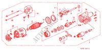 STARTMOTOR (MITSUBISHI) (MHG006) voor Honda LEGEND LEGEND 4 deuren 4-traps automatische versnellingsbak 1999