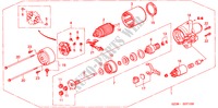 STARTMOTOR (MITSUBISHI) (MHG007) voor Honda LEGEND LEGEND         EXI 4 deuren 4-traps automatische versnellingsbak 2001