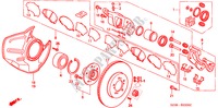 VOOR REM voor Honda LEGEND LEGEND         EXI 4 deuren 4-traps automatische versnellingsbak 2001