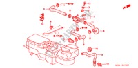 WATERKLEP(LH) voor Honda LEGEND LEGEND         EXI 4 deuren 4-traps automatische versnellingsbak 2001