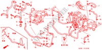 WATERSLANG voor Honda ACURA 3.5RL 3.5RL 4 deuren 4-traps automatische versnellingsbak 1997