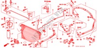 AIRCONDITIONER (SLANGEN/PIJPEN)(LH) voor Honda ACURA 3.5RL 3.5RL 4 deuren 4-traps automatische versnellingsbak 2004