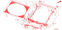 ACHTER ZONNEKLEP voor Honda ACCORD 3.5 4 deuren 5-traps automatische versnellingsbak 2010