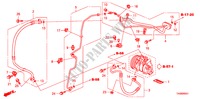 AIRCONDITIONER(SLANGEN/PIJPEN)(2.4L)(LH) voor Honda ACCORD 2.4 4 deuren 5-traps automatische versnellingsbak 2008