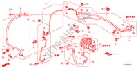 AIRCONDITIONER(SLANGEN/PIJPEN)(2.4L)(RH) voor Honda ACCORD VTI 4 deuren 5-traps automatische versnellingsbak 2011