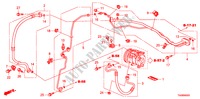 AIRCONDITIONER(SLANGEN/PIJPEN)(3.5L)(RH) voor Honda ACCORD 3.5SIR 4 deuren 5-traps automatische versnellingsbak 2011