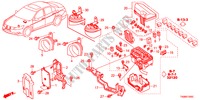 BEDIENINGSEENNEID(MOTORRUIMTE)(1)(2.0L) voor Honda ACCORD 2.0EX 4 deuren 5-traps automatische versnellingsbak 2011