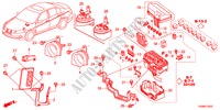 BEDIENINGSEENNEID(MOTORRUIMTE)(1)(3.5L) voor Honda ACCORD 3.5EX 4 deuren 5-traps automatische versnellingsbak 2011