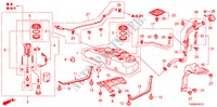 BRANDSTOF TANK(KU/KW) voor Honda ACCORD 2.0EX 4 deuren 5-versnellings handgeschakelde versnellingsbak 2011