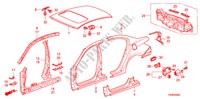 BUITEN PANELEN/ACHTER PANEEL voor Honda ACCORD 3.5SIR 4 deuren 5-traps automatische versnellingsbak 2011
