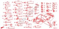 BUNDEL BAND/HOUDER(RH) voor Honda ACCORD VTI-L 4 deuren 5-traps automatische versnellingsbak 2011
