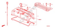 CILINDERKOP AFDEKKING(2.4L) voor Honda ACCORD VTI-L 4 deuren 5-traps automatische versnellingsbak 2009