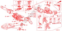 COMBINATIESCHAKELAAR(LH)('11) voor Honda ACCORD 2.0LX 4 deuren 5-versnellings handgeschakelde versnellingsbak 2011