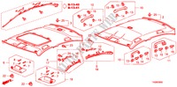 DAK VOERING voor Honda ACCORD 2.0VTI 4 deuren 5-traps automatische versnellingsbak 2011