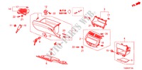 INSTRUMENTEN AFWERKING(PASSAGIERZIJKANT)(RH) voor Honda ACCORD VTI 4 deuren 5-traps automatische versnellingsbak 2011