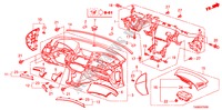 INSTRUMENTEN PANEEL(LH) voor Honda ACCORD 2.0EX 4 deuren 5-versnellings handgeschakelde versnellingsbak 2009