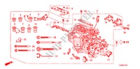 MOTOR BEDRADINGSBUNDEL(2.0L) voor Honda ACCORD 2.0EX 4 deuren 5-versnellings handgeschakelde versnellingsbak 2011