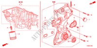 OLIEPOMP(2.0L) voor Honda ACCORD 2.0EX 4 deuren 5-traps automatische versnellingsbak 2011