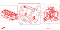 PAKKINGPAKKET(2.0L) voor Honda ACCORD 2.0LX 4 deuren 5-versnellings handgeschakelde versnellingsbak 2008