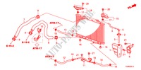 RADIATOR SLANG/RESERVETANK(3.5L) voor Honda ACCORD 3.5 4 deuren 5-traps automatische versnellingsbak 2010